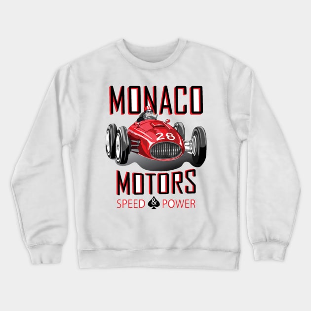 Monaco motors Crewneck Sweatshirt by FunnyHedgehog